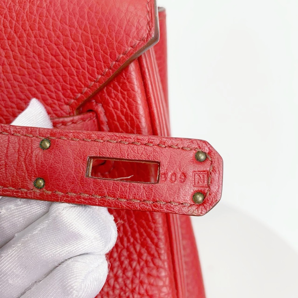 Hermes 2011 Birkin 35 Togo Red - Picture 10 of 13